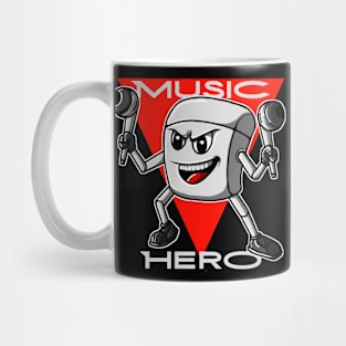 Music Hero Cartoon Mug